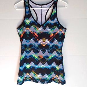 FILA Womans Rainbow 🌈 colored Athletic Tank Top size Medium